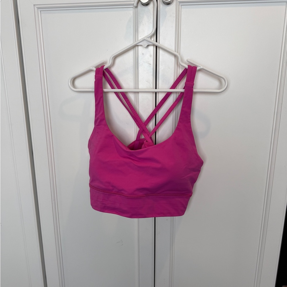 lululemon athletica Pink Strappy Sports Bra size 12